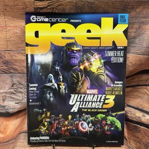 Geek Magazine Issue 7 Marvel Ultimate Alliance 3 Thanos Peter Parker 2019 MCU